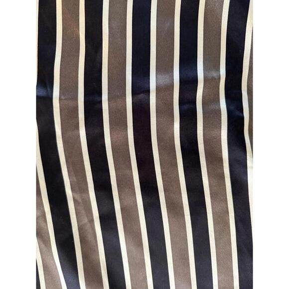 Victoria Secret Vintage Pajama Set Women’s L Brown Stripe 100% Polyester Button - Picture 15 of 15